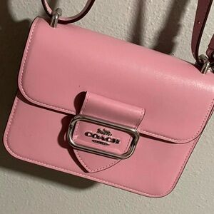 Coach Light Pink Leather Crossbody Bag